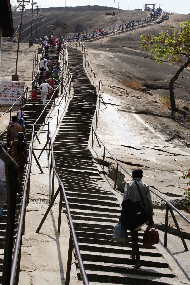 Rauf rauf rauf... immer schön die Treppe rauf.